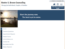 Tablet Screenshot of huntersbrowncounseling.com